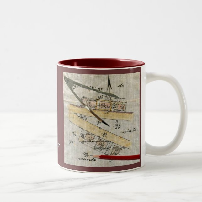 2 Couleurs La tasse de l'arpenteur - cru (Droit)