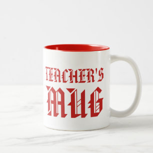 2 Couleurs La tasse de l'enseignant   Bright Bright Fun Humou