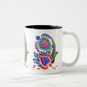 2 Couleurs La tasse de TORTUE de BINDI choisissent l'arrière