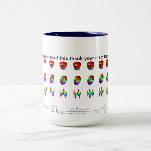 2 Couleurs La tasse de Zernike, remercient votre professeur