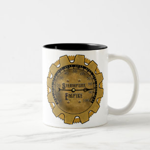 2 Couleurs La tasse d'empire de Steampunk