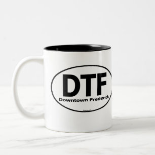 2 Couleurs La tasse du centre de DTF Frederick