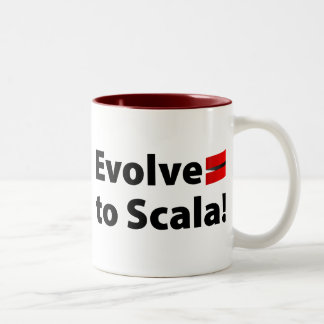 2 Couleurs La tasse ou le Stein de Scala, évoluent le logo
