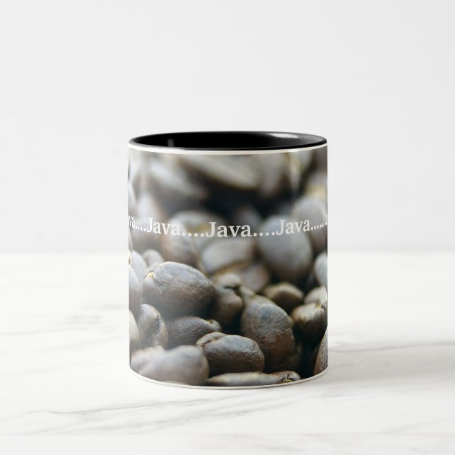 2 Couleurs La vraie tasse de café (Centre)