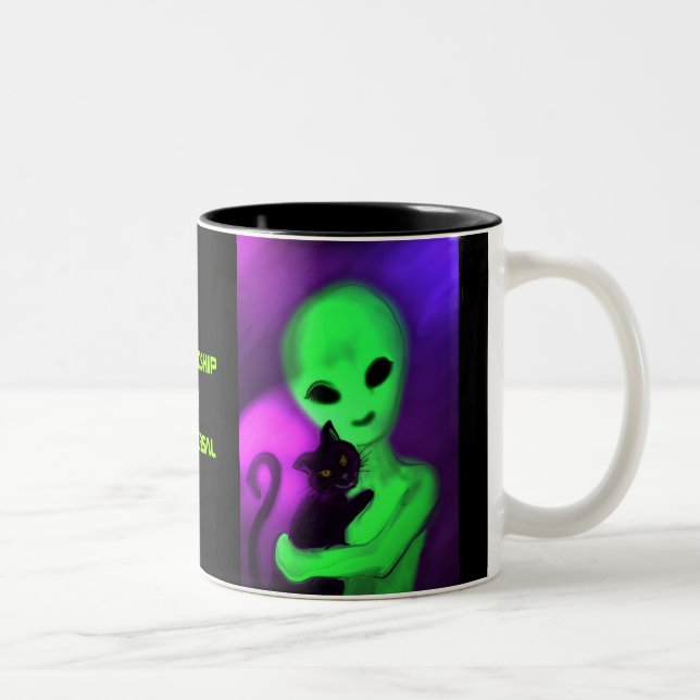 2 Couleurs L'amitié est tasse universelle (Droit)