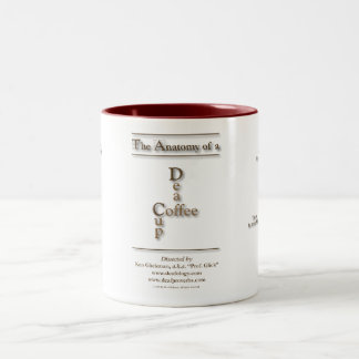 2 Couleurs L'anatomie d'une tasse "de café sourd"