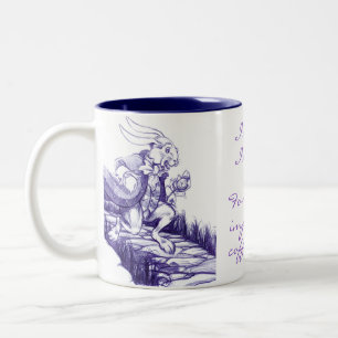 2 Couleurs Lapin Blanc Tard Tard Café Tard Tard Date Tasse De