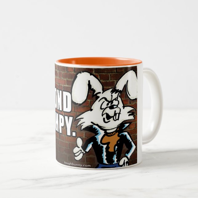 2 COULEURS LAPIN CORIACE - TASSE À CAFE GRINCHEUSE (Devant droit)