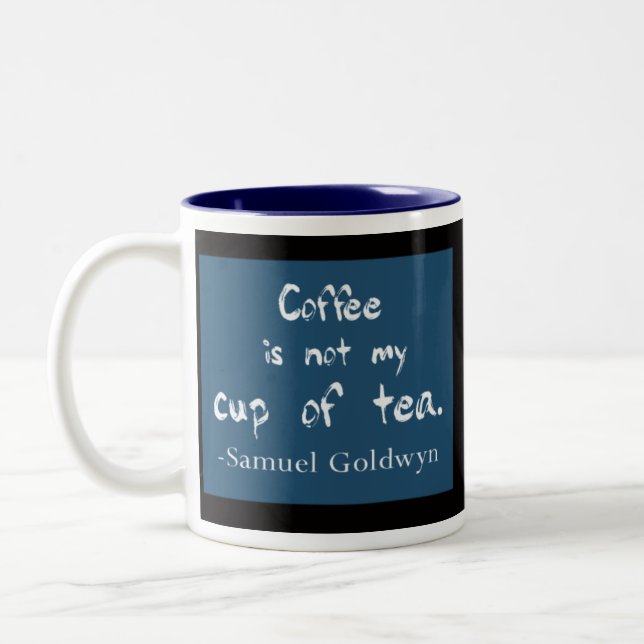 2 Couleurs Le café n'est pas ma tasse de thé (Gauche)