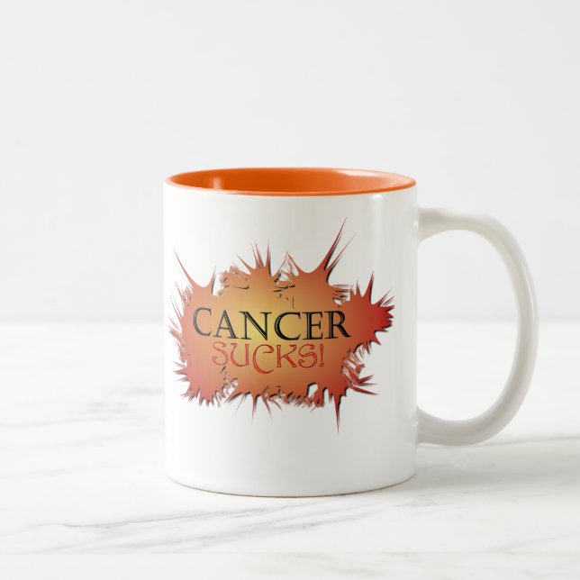 2 Couleurs Le Cancer suce la tasse de café (Droit)