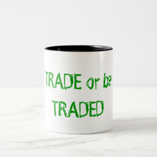 2 Couleurs Le commerce ou soit tasse commercée