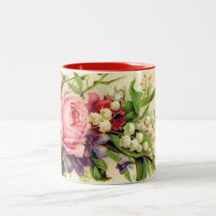 2 Couleurs Le cru fleurit tasse