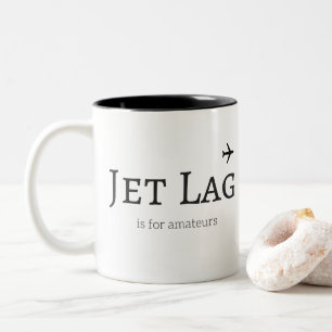 2 Couleurs le décalage horaire est pour des amateurs tasse d