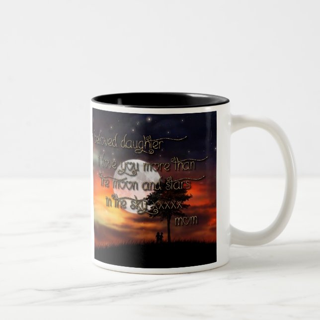 2 Couleurs Le favori de la maman - tasse de fille (Droit)