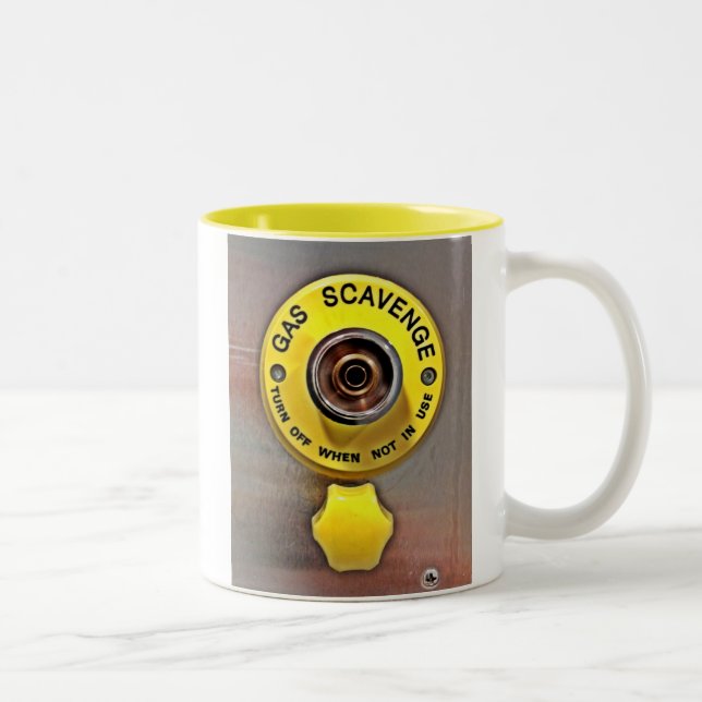 2 COULEURS LE GAZ NETTOIENT LA TASSE DE CAFÉ (Droit)