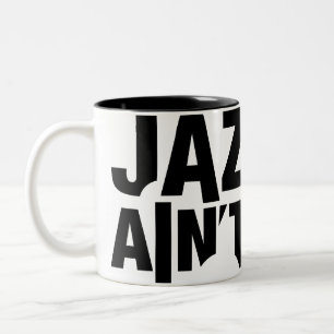 2 Couleurs Le JAZZ N'EST PAS tasse enveloppante MORTE