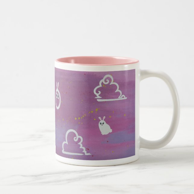 2 Couleurs Le "lapin opacifie" la tasse (Droit)