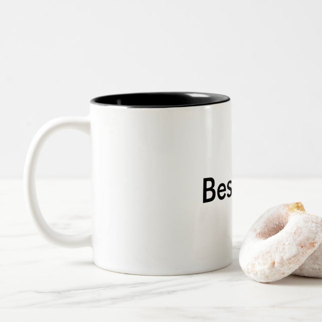 2 Couleurs Le meilleur équipe la tasse (Avec donut)