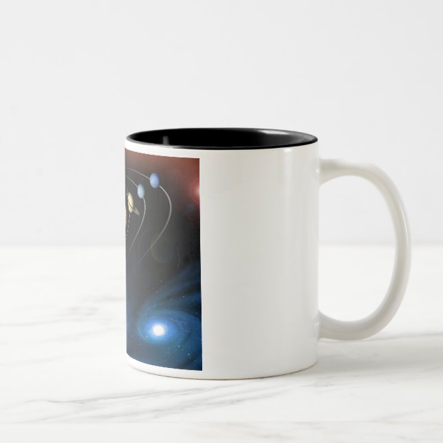 2 Couleurs Le système solaire et au delà de la tasse (Droit)