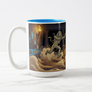 2 Couleurs Le Trio en Fuite : Tasse de Poursuite de Momie