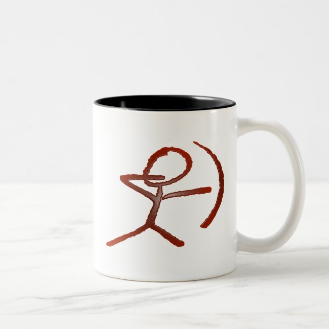 2 Couleurs Le zen Archer - tasse (Droit)