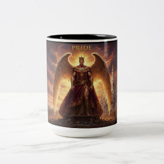 2 Couleurs Les 7 vertus sataniques : Tasse de la fierté