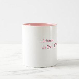 2 Couleurs Les actuaires/profession/profession sont tasse