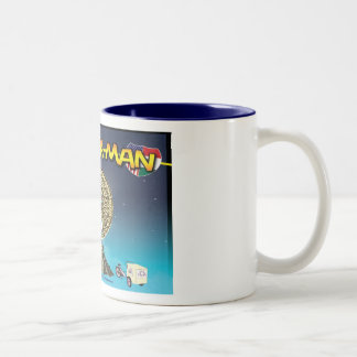 2 Couleurs Les aventures de la tasse à deux tons d'homme de