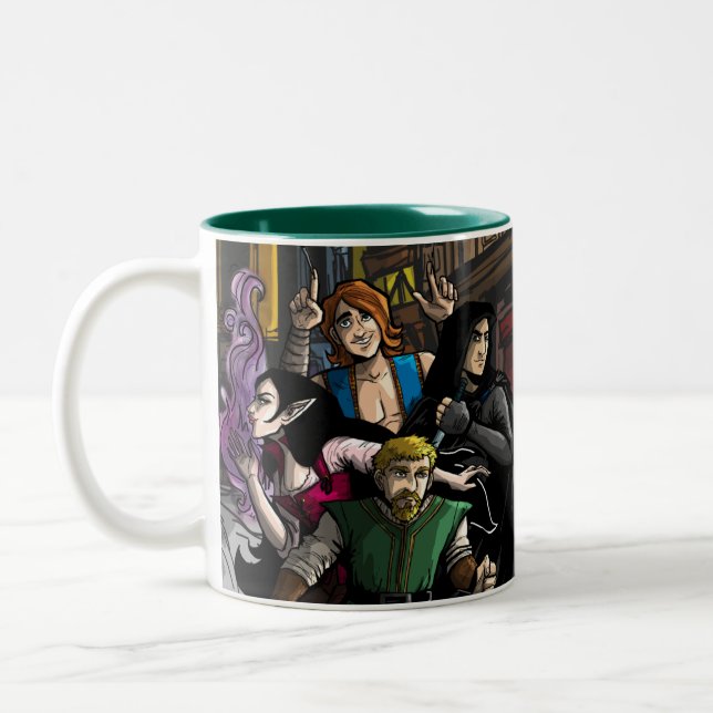 2 Couleurs Les légendes de la tasse à café Aukera (Gauche)