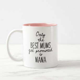 2 Couleurs Les meilleures mamans promues dans la tasse de