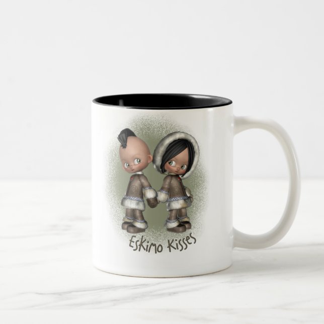 2 Couleurs L'Esquimau embrasse la tasse (Droit)