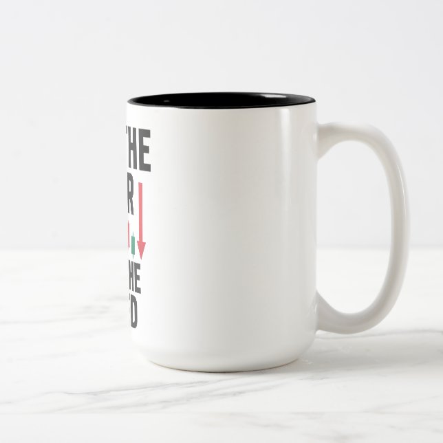 2 Couleurs L'état d'esprit de la tasse du trader (Droit)