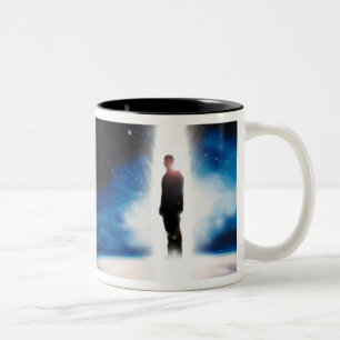 2 Couleurs L'homme de la tasse de café de concepteur de la