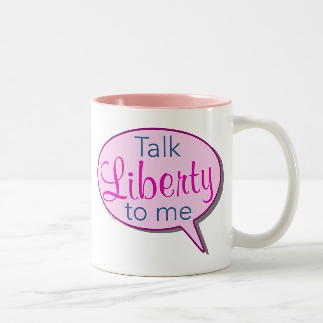 2 Couleurs "Liberté d'entretien à moi" tasse (Droit)