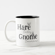 Lièvre aujourd'hui, gnome demain Tasse à café