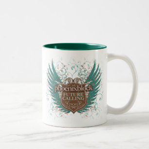 2 Couleurs Logo d'ailes 11 onces. Tasse