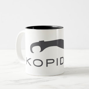 2 Couleurs Logo de l'épée Kopidion tasse à café