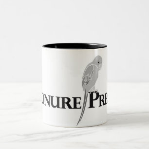 2 Couleurs Logo de presse de Conure - tasse