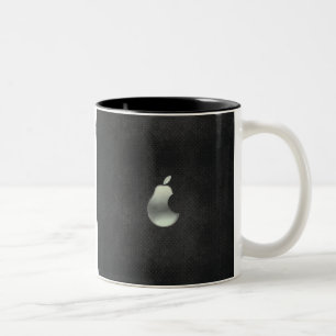 2 Couleurs logo poire tasse de café