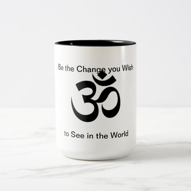 2 Couleurs L'OM soit la tasse de changement (Centre)