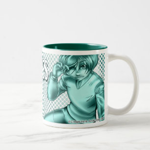 2 Couleurs L'OMI, tasse monochrome de logo