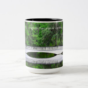 2 Couleurs Long pont blanc tasse de 15 onces
