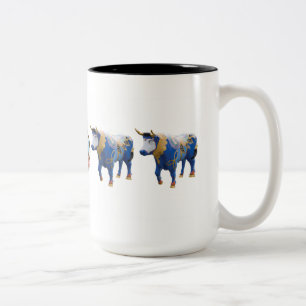 2 Couleurs "Luc le boeuf celtique" tasse de 15 onces