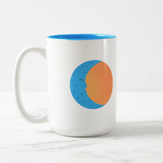 2 Couleurs Lune et tasse de Sun PopArtCulture
