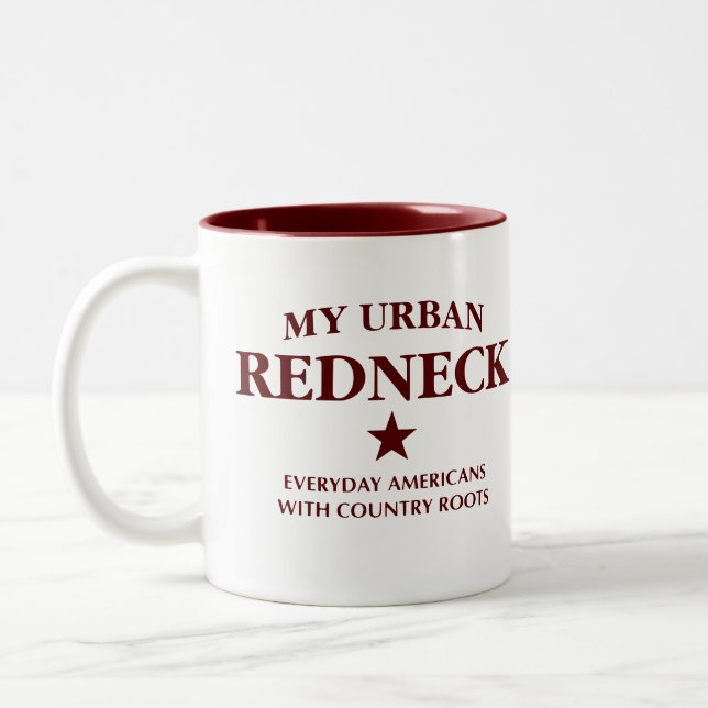 2 Couleurs Ma Tasse Redneck Urbaine (Gauche)