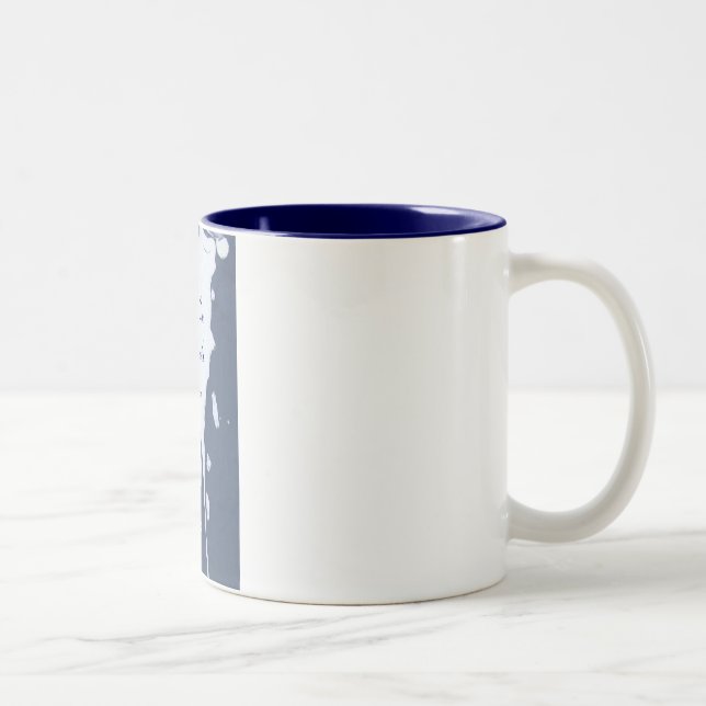 2 Couleurs Ma tasse Runneth au-dessus de tasse (Droit)