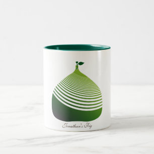 2 Couleurs Ma tasse verte juteuse de figue