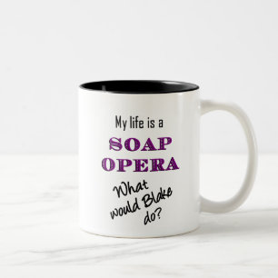 2 Couleurs Ma vie est une tasse de Blake de feuilleton
