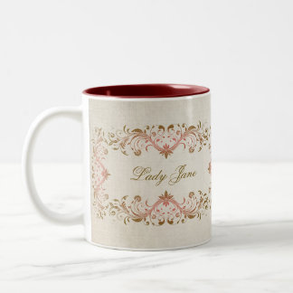 2 Couleurs Madame Jane Mistress de la tasse de manoir