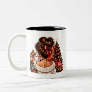 2 Couleurs Magie de Noël - Tasse de Noël élégante